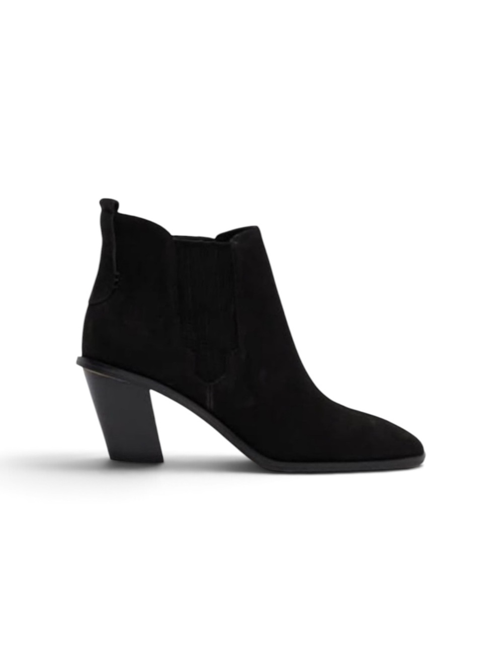 NEW Vince Camuto Halissa Black Leather Ankle Boot Bootie Sz 8.5